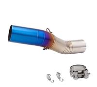 CRJIMX For CBR250RR 2017 2018 2019 2020 2021 2022 Years Motorcycle Exhaust Modified Front Link Pipe Slip-On 51MM Connect Muffler(Style A)