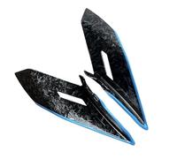 CRJIMX For CFMOTO 450 SR 450SRS 2022 2023 2024 450SR Winglet Side Downforce Naked Spoiler Fixed Fairing Wing Deflector Parts(Stone Pattern blue)