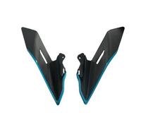 CRJIMX For CFMOTO 450SR 450SRS Motorcycle Parts Side Downforce Naked Spoilers Fixed Winglet Fairing Wings Deflectors Moto Accesorios(Blue,Perforated)