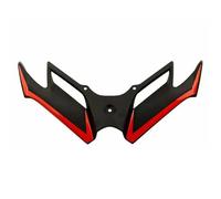 CRJIMX For CFMOTO 450SR Motorcycle Accessories Front Lip Spoiler ABS Air Deflector Aerodynamic Stability Enhancement (Matte black red)