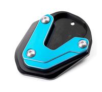 CRJIMX For CFMOTO 800MT MT800 Motorcycle Side Stand Base Extension Kickstand Plate Extender Pad Support CNC Aluminum Accessories(Sky Blue)