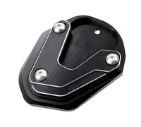 CRJIMX For CFMOTO 800MT MT800 Motorcycle Side Stand Base Extension Kickstand Plate Extender Pad Support CNC Aluminum Accessories(BLACK)