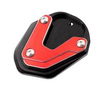 CRJIMX For CFMOTO 800MT MT800 Motorcycle Side Stand Base Extension Kickstand Plate Extender Pad Support CNC Aluminum Accessories(RED)