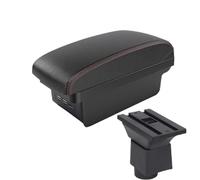 CRJIMX For Chery A1 A3 2007-2011 Car Armrest Box Central Storage Box With USB Car Interior Modification Details(B1 Black red 3USB)