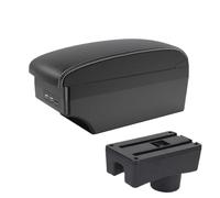 CRJIMX For Chery A13 For Very Celer For Fulwin 2 Armrest Box 2008 2009 2010 2011 2012 Center Console Storage Box With USB Interface(A3 Black white 7USB)