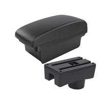 CRJIMX For Chery For Very A13 2011 2012 2013 2014 Car Armrest Box Storage Box Interior Central Armrest Box(A2 black line No USB)
