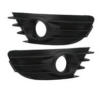 CRJIMX For Citroen C4 2004 2005 2006 2007 2008 1 Pair Front Bumper Fog Light Grille Black Fog Lamp Cover Trim Replacement