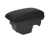 CRJIMX For Citroen C4 2011 Car Armrest Box Retrofit Parts Center Storage Box(A2 genuine leather 3USB)