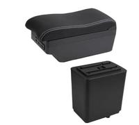 CRJIMX For Citroen For Berlingo Armrest Box Central Storage Box Retrofit Interior Details(C white line 7USB)