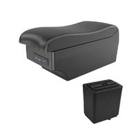 CRJIMX For Citroen For Berlingo Car Armrest Storage Box Car Accessories Charging USB Interface(A3 Black white 7USB)