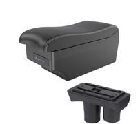 CRJIMX For Citroen For C-elysee Armrest Box Storage Box Interior Modified Car Supplies With USB Details(A3 Black white 7USB)