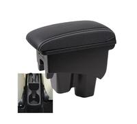 CRJIMX For City Armrest Box Heighten Double Layer Storage Box Retrofit Car Accessories With USB Central Armrest Box(A3 Artificial leather)