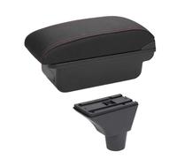 CRJIMX For Civic Ep3 Armrest Box Central Store Content Storage Box Armrest Box With Cup Holder USB Interface(A1 red line No USB)