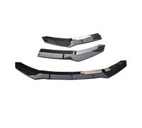 CRJIMX For Civic Hatchback 10th Gen 2016-2021 Front Bumper Lip Diffuser Guard Tuning Accessories Body Kits(Carbon Look)