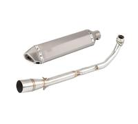 CRJIMX For Cross For Cub110 CC110 110CC 2018 2019 2020 2021 2022 2023 Motorcycle Exhaust Escape Full Systems Modify Front Pipe Muffler(Style D)