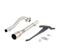 CRJIMX For Cross For Cub110 CC110 110CC 2018 2019 2020 2021 2022 2023 Motorcycle Exhaust Escape Full Systems Modify Front Pipe Muffler(Style E)