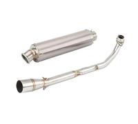 CRJIMX For Cross For Cub110 CC110 110CC 2018 2019 2020 2021 2022 2023 Motorcycle Exhaust Escape Full Systems Modify Front Pipe Muffler(Style A)