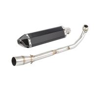 CRJIMX For Cross For Cub110 CC110 110CC 2018 2019 2020 2021 2022 2023 Motorcycle Exhaust Escape Full Systems Modify Front Pipe Muffler(Style C)