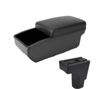CRJIMX For Datsun GO Armrest Box GO Plus Universal Car Central Armrest Storage Box Tissue Box Modification Accessories(B2 Black Storage box)