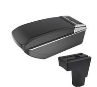 CRJIMX For Datsun GO For GO Plus Universal Car Central Armrest Storage Box Cup Holder(B2 black line NO USB)