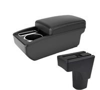 CRJIMX For Datsun GO For GO Plus Universal Car Central Armrest Storage Box Cup Holder Usb Interface(A3 white line No USB)