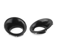 CRJIMX For Disvovery 4 LR4 2010 2011 2012 2013 2014 2Pcs Black ABS Front Bumper Fog Lamp Light Cover Bezel