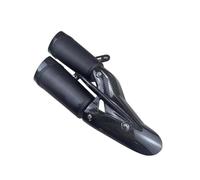 CRJIMX For DUCATI For MONSTER 937 950 2021 2022 2023 2024 2025 Motorcycle Double Hole Carbon Fiber Exhaust Pipe Motocross Muffler System DB Killer