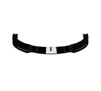 CRJIMX For E60 E61 5 Series 525i 530i 540i 550i For M-Sport 2005-2010 Front Bumper Lip Splitter Spoile Diffuser By ABS(Gloss Black)