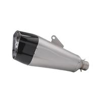 CRJIMX For Escape AK550 AK 550 Motorcycle Exhaust System Stainless Steel Intermediate Connecting Pipe Connection 51mm Modification Accessories(Style B)