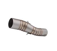 CRJIMX For Escape AK550 AK 550 Motorcycle Exhaust System Stainless Steel Intermediate Connecting Pipe Connection 51mm Modification Accessories(Style A)