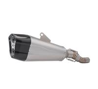 CRJIMX For Escape AK550 AK 550 Motorcycle Exhaust System Stainless Steel Intermediate Connecting Pipe Connection 51mm Modification Accessories(Style C)