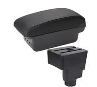 CRJIMX For F&ord For EcoSport 2013 2014 2015 2016 2017 Car Armrest Storage Box Arm Car Accessories Retrofit Parts Interior(B2 black line 3USB)