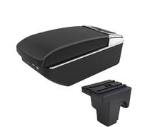 CRJIMX For F&ord For Focus 3 Armrest Box For Focus Mk3 III Car Armrest Box Center Storage Box(A3 Black white 7USB)