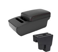 CRJIMX For Fit For Jazz 1 Car Armrest 2003 2004 2005 2006 2007 Arm Storage Box Car Accessories(A1 red Tissue Box)