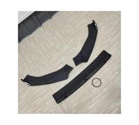 CRJIMX For For Fiesta MK8 ST For ST-line 2017-2021 Pre-LCI Car Front Bumper Lip Spoiler Splitter Diffuser ABS(Carbon Look)