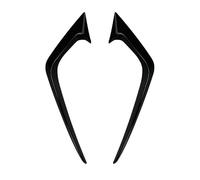 CRJIMX For For Fiesta ST MK6 2012-2017 Front Bumper Air Vent Trim Fog Light Frames Cover Side Spoiler Wind Knife(Gloss Black)