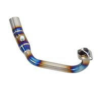 CRJIMX For FORZA300 For FORZA350 NSS350 2018-2023 Motorcycle Exhaust Escape Front Middle Link Pipe Muffler Titanium Alloy Slip On(Titanium Alloy A)
