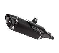 CRJIMX For Forza750 Nss750 NSS 750 2017-2023 2024 Motorcycle Exhaust Modified Carbon Fiber Muffler DB Killer Removable Link Pipe(BLACK)