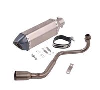 CRJIMX For GROM MSX125 MSX-125 MSX 125 SF 2013-2020 2021 Motorcycle Exhaust System Escape Front Link Pipe With Muffler DB Killer(Style E)