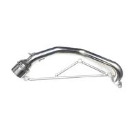 CRJIMX For GY6 125 150CC 157QMJ 157qmj ENGINE Model Motorcycle Scooter Exhaust Muffle Stainless Steel Modification Accessories(Style A)