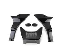 CRJIMX For Harley For Softail Low For Rider ST For FXLRST 2022-2024 Motorcycle Accessories Black ABS PlASTIC Fairing Spoiler Cover Kit(Bright black and lid)