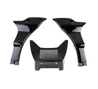 CRJIMX For Harley For Softail Low For Rider ST For FXLRST 2022-2024 Motorcycle Accessories Black ABS PlASTIC Fairing Spoiler Cover Kit(Bright black)
