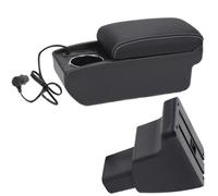 CRJIMX For Hyundai I10 Armrest Box For Hyundai I10 Car Armrest Central Storage Box Interior Retrofit Parts Car Accessories(A3 Fast charging)