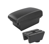 CRJIMX For Ibiza 6j For Ibiza 6L Armrest Box For Seat For Ibiza Car Armrest Central Storage Box Retrofit With USB Interior(A3 Black white NO USB)
