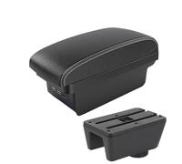 CRJIMX For Ibiza 6j For Ibiza 6L Armrest Box For Seat For Ibiza Car Armrest Central Storage Box Retrofit With USB Interior(B3 Black white 3USB)