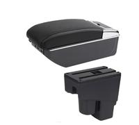CRJIMX For Jazz Armrest Box For Fit For Jazz 1 2003 2004 2005 2006 2007 Car Armrest Arm Storage Box Car Accessories(C2 black line 7USB)