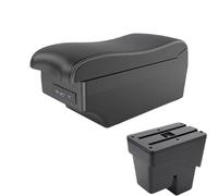 CRJIMX For Jazz For WR-V For Fit For Jazz 3 Car Armrest 2014-2020 Storage Box Car Accessories Retrofit Parts Interior(A3 Black white 7USB)