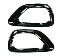CRJIMX For Jeep For Grand Cherokee 2014 2015 2016 2017 68143078AB Black 68143079AB 1Pair Fog Light Fog Lamp Cover Frame Trim Bezel