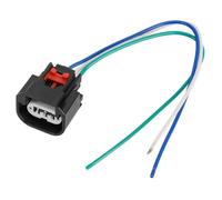 CRJIMX For Jeep For Patriot 2009-2014 2015 2016 2017 3 Way Front Turn Signal Light Lamp Connector Adapter Harness Cable Wire Wiring Plug Pigtail