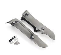 CRJIMX For K1600GT K 1600 GT K1600gt 2017- Leg Wind Deflectors Leg Protection Feet Mudguard Guard Fender Motorcycle(Light Brown)